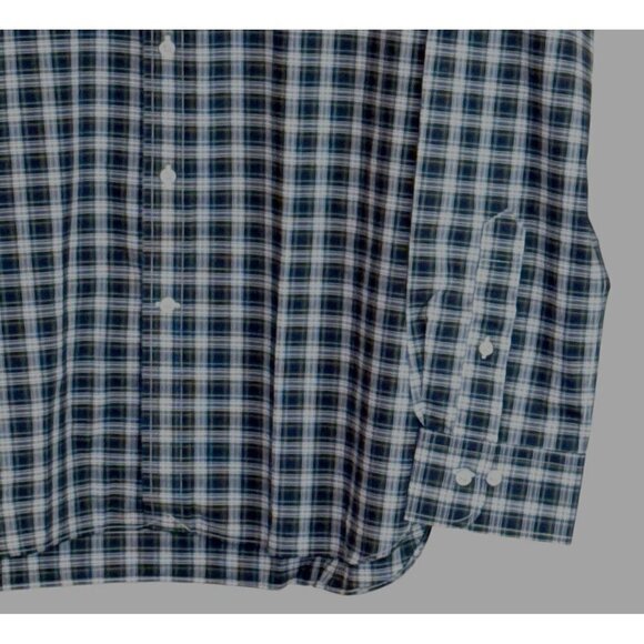Polo Ralph Lauren Custom Fit Pure Press Plaid Button Up Dress Shirt Size 17.5/44 - Picture 4 of 6